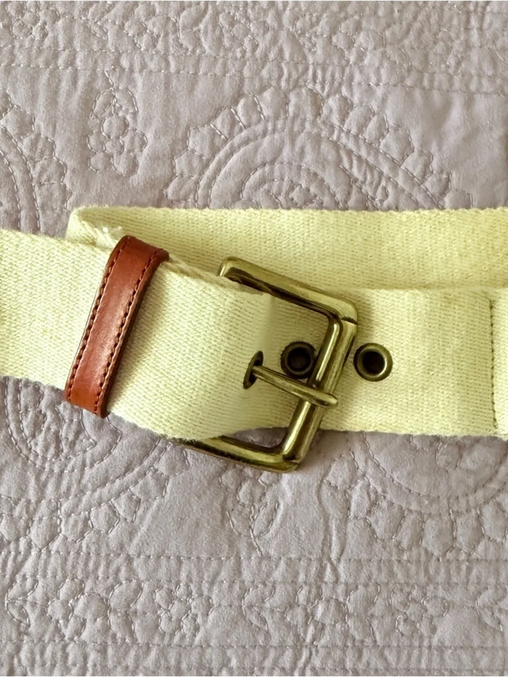 90’ Vintage Ralph Lauren/ Blue Label Canvas Belt